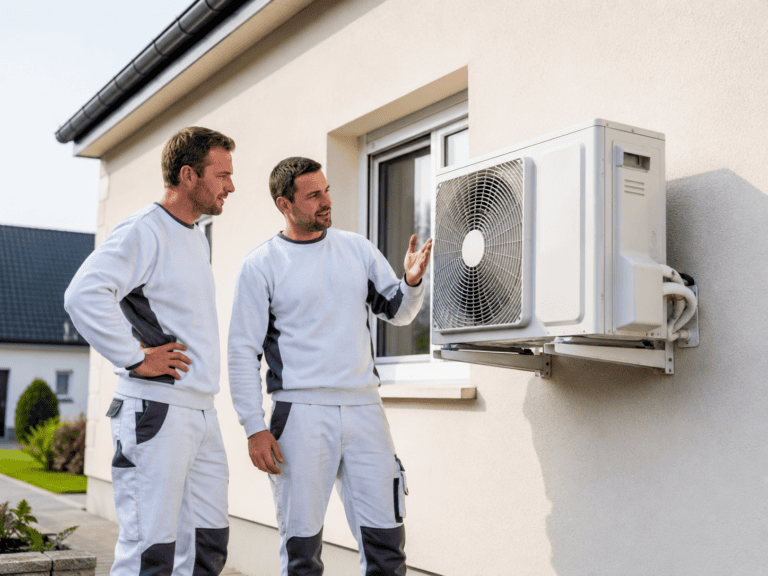 Technique de pose d'une climatisation sur ITE