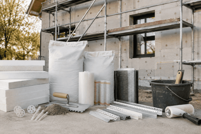 Matériaux et accessoires pour réaliser un système complet d’isolation thermique par l’extérieur